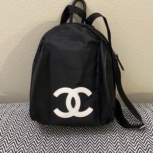 Chanel nylon backpack (fragrance & cosmetics)